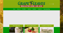 Desktop Screenshot of grapeleavesrestaurant.com